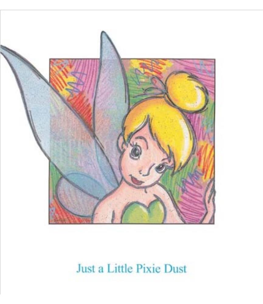 Just a litle pixie dust (Tinker Bell)