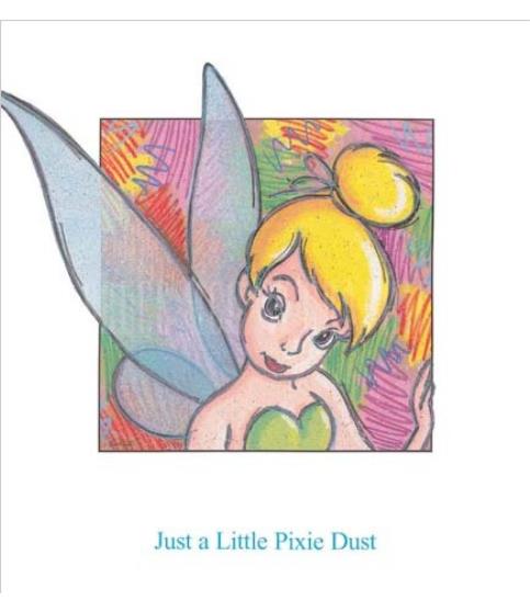 Just a litle pixie dust (Tinker Bell)