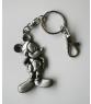 Keychain Metal Silver Mickey