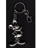 Keychain Metal Silver Mickey