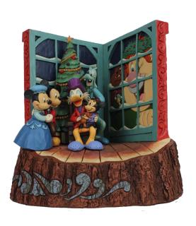 Carved by Heart Mickey Mouse Christmas Carol Figurine