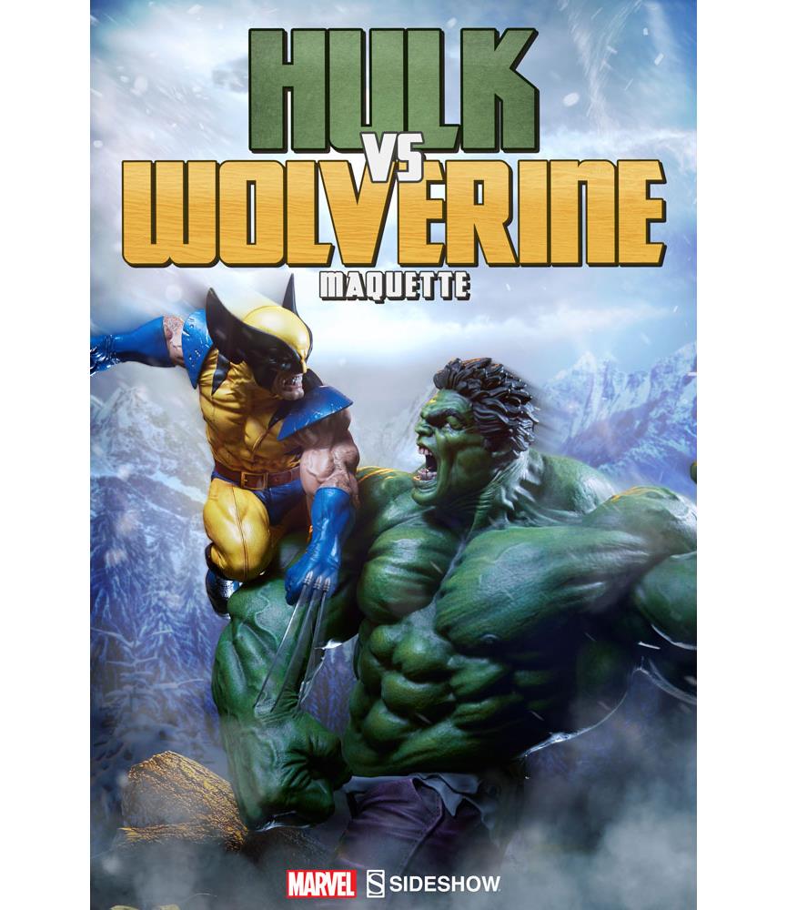 Marvel: Hulk vs Wolverine Maquette