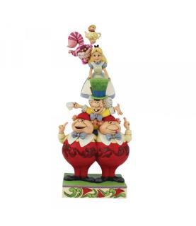 Stacked Alice in Wonderland Figurine (Signed by Jim Shore)