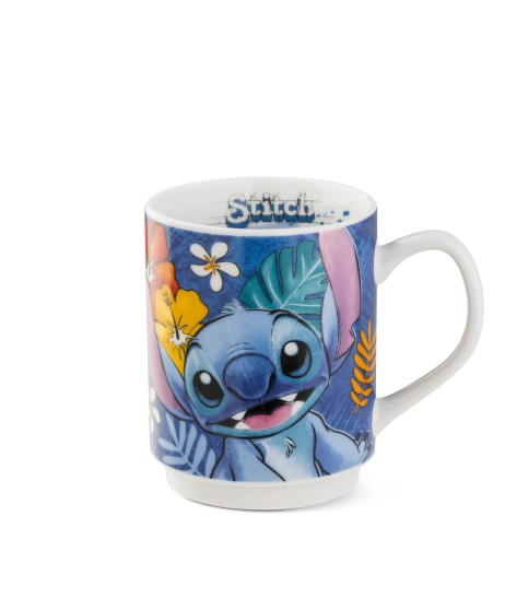 Stackable Mug Stitch 350ml Blue