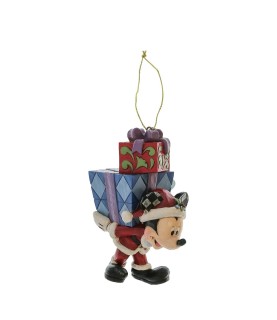 Mickey with Gifts on his Back Hanging Ornament