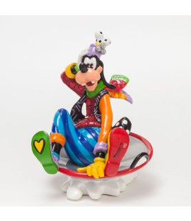 Goofy in disk sled