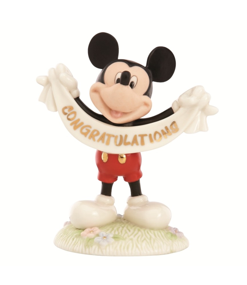 Mickey's congratulations