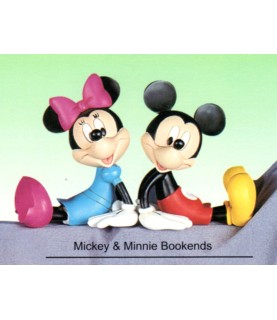 Mickey & Minnie bookends