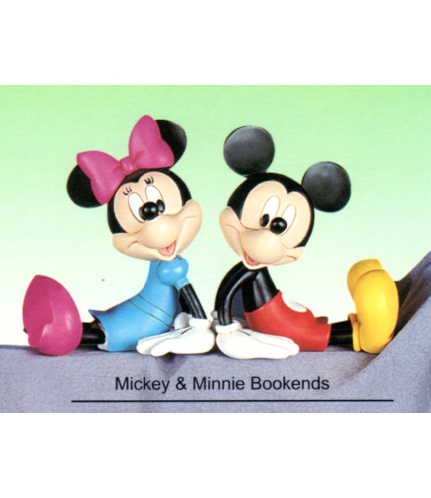 Mickey & Minnie bookends