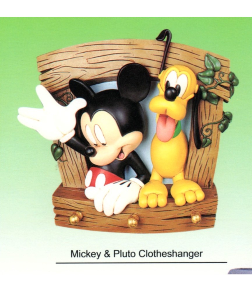 Mickey & Pluto clotheshanger