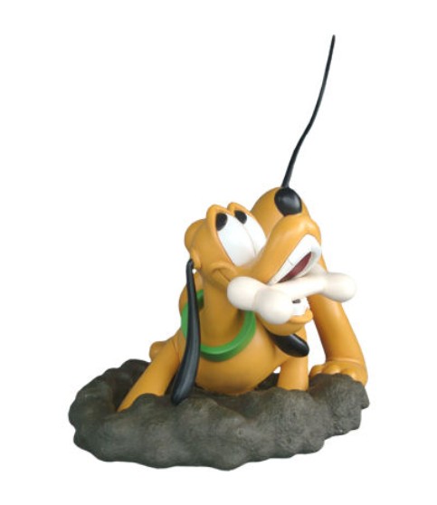 Pluto with bone