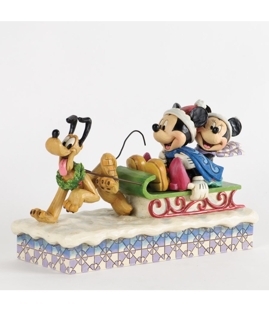 Mickey, Minnie, and Pluto