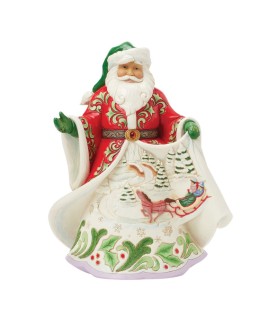 Magical Sleigh Ride: Santa Musical Winter Scene, First Edtion (Signed by Jim Shore)