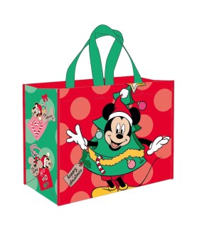 Mickey & Minnie Christmas Shopping Bag