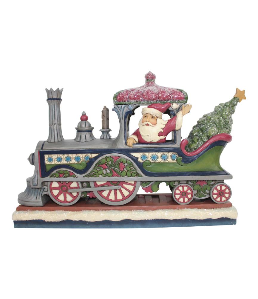 Victorian Santa in Train