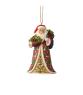 Pinecone Santa Ornament