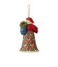 Pinecone Santa Ornament