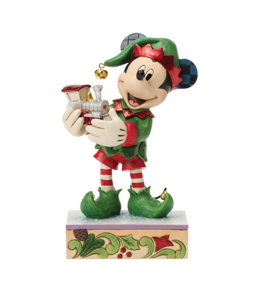 Elf on Track (Mickey Elf with Train)