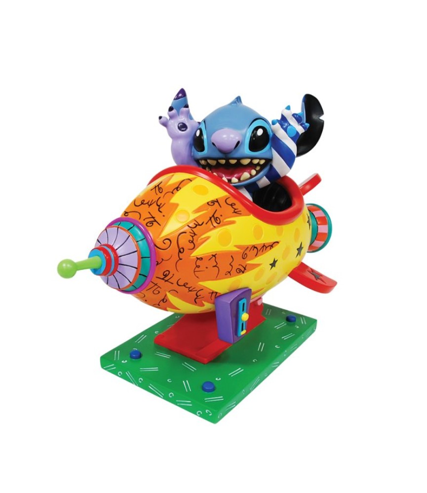Stitch Rocket Ship Figurine