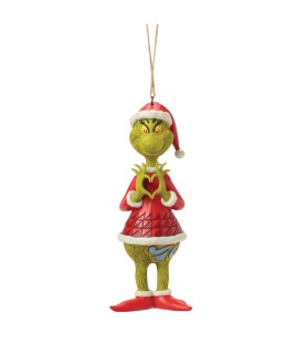 The Grinch with Heart Hands Hanging Ornament