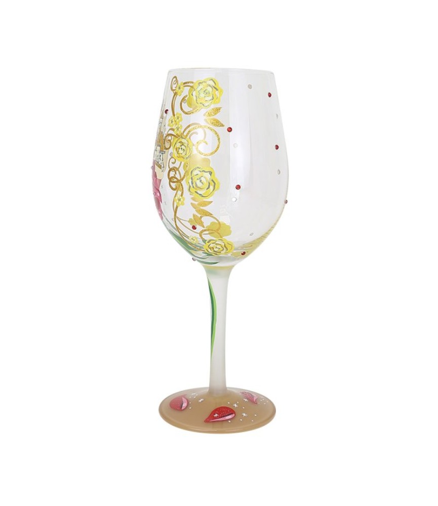 Bold like a Rose (Belle) Glass