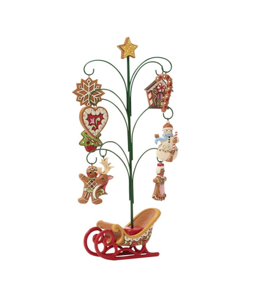 Vooruitbetaling: Gingerbread Tree with Cookie Hanging Ornaments (Expected)
