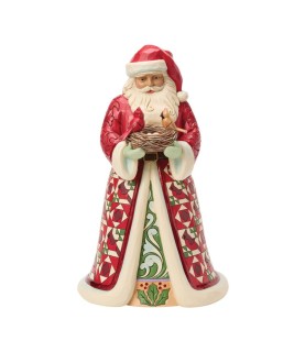 Collectors Edition Santa with Birds Nest