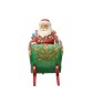 Santa in a Musical Sleigh Figurine