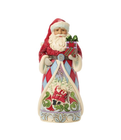 Santa with Santa & Mrs Claus Scene