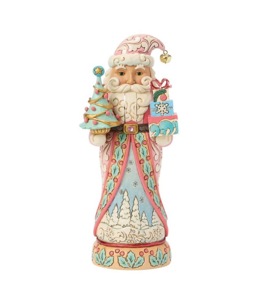Voorschot: Pastel Nutcracker with Tree Figurine (Expected)