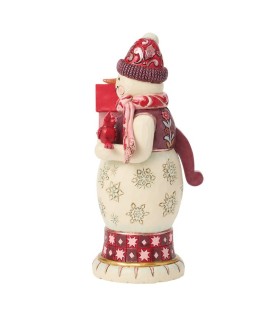 Avance: Red & Pink Snowman Nutcracker (Expected)