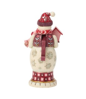 Avance: Red & Pink Snowman Nutcracker (Expected)