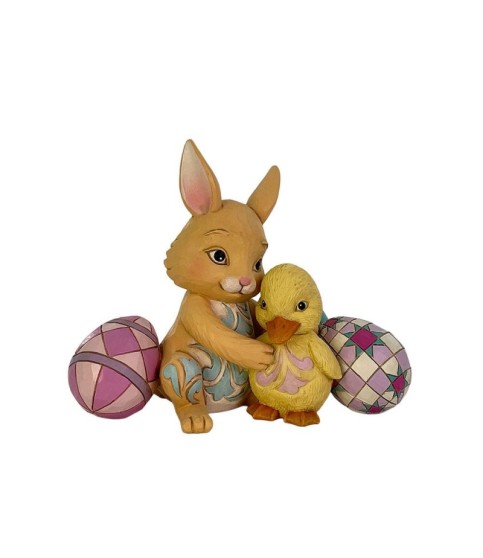 Avance: Easter Bunny Hugging Duckling Figurine (Expected)