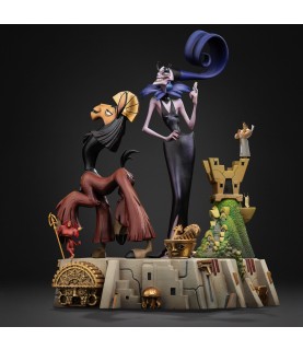 Advance: The Emperor's New Groove Deluxe Art Scale Statue 1/10 Kuzco & Yzma (Expected)