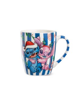 Blue Mug Stitch & Angel Christmas (450ml)