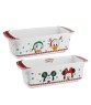 Winter Magic Cake Dish