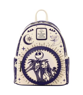 Loungefly Mini Backpack - Jack Skellington & Sally Night Sky