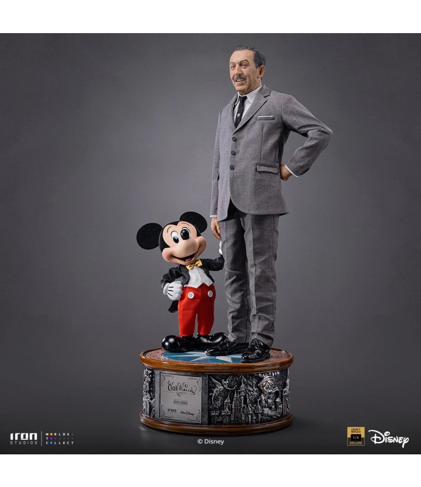 Statue Walt Disney & Mickey Mouse - Disney Classics - Legacy Replica 1/4 (Expected)