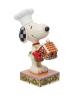 Snoopy Holding Gingerbread House Figurine