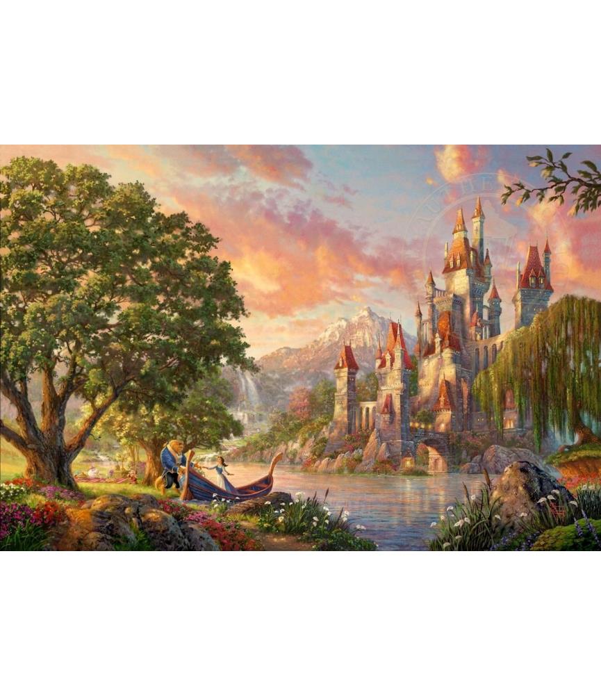 Beauty and the Beast, Thomas Kinkade (3000p)