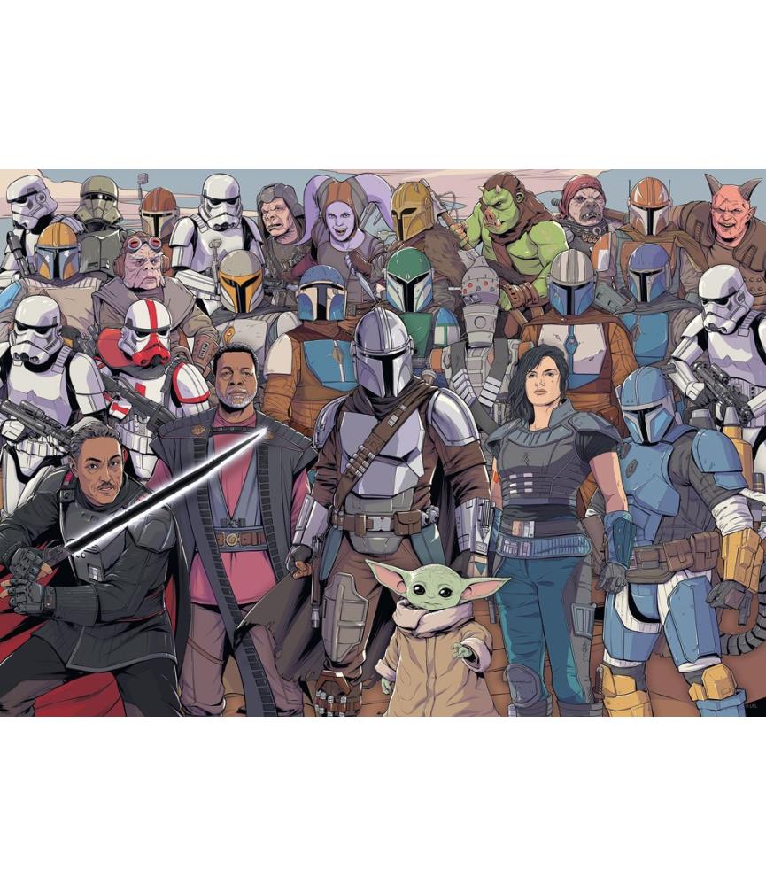 Star Wars The Mandalorian Jigsaw Puzzle: 1000 pieces